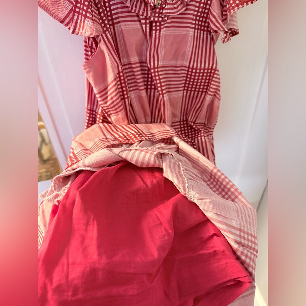 NWOT Never a Wallflower Rachel Dress in Red Plaid- size XS - Picture 8 of 9